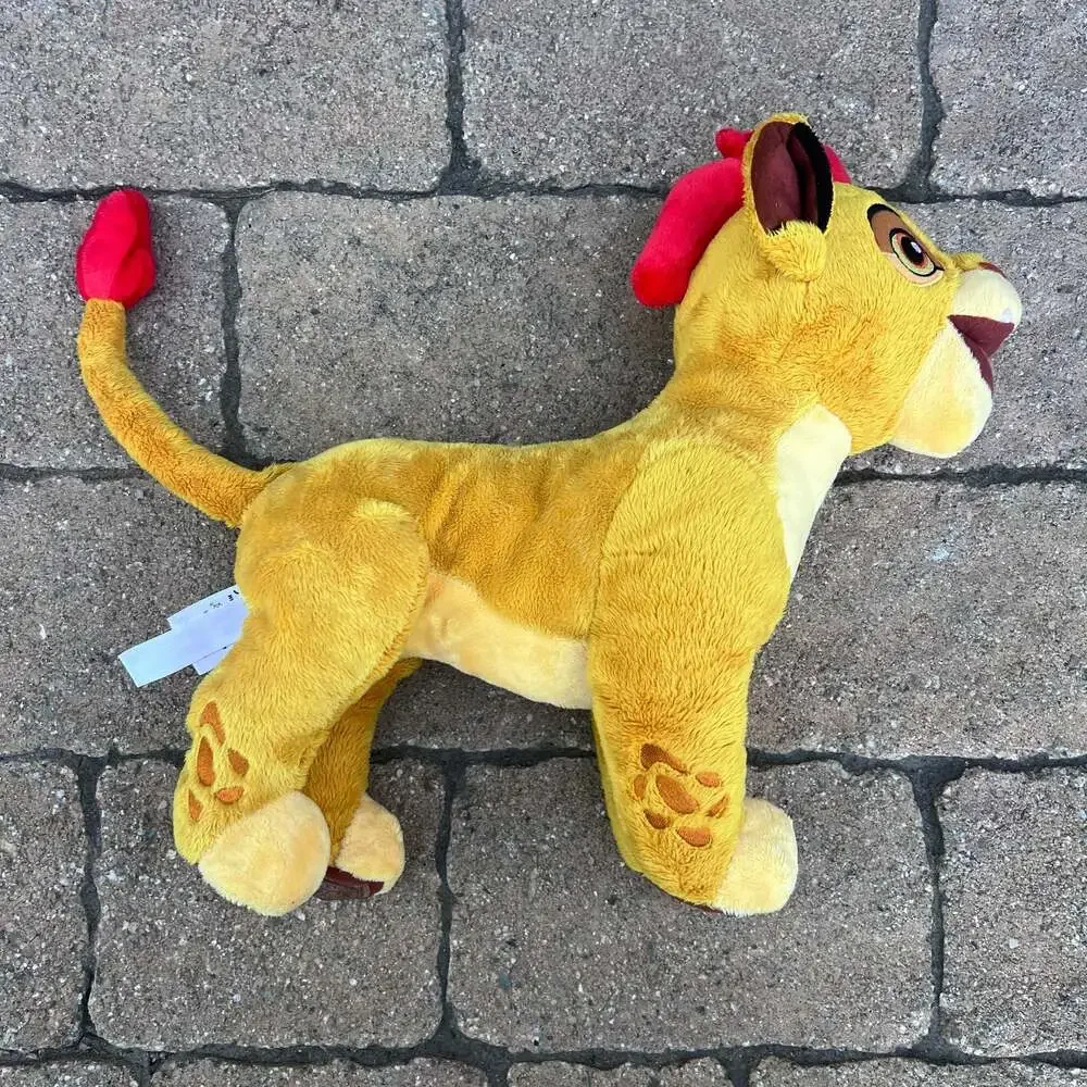 Disney Store Kion The Lion King Guard Red Mane Plush Stuffed Animal